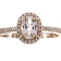 Gin and Grace 14K Rose Gold Natural Morganite Ring with Real Diamonds