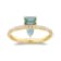 Gin and Grace 14K Yellow Gold Natural Zambian Emerald, Ethiopian Opal
Ring with Real Diamonds