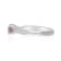 Gin & Grace Platinum 950 Diamond Ring with Purple Sapphire