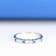 Gin & Grace 18K White Gold Real Diamond Ring (I1) with Natural Blue Sapphire
