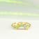Gin & Grace 18K Yellow Gold Real Diamond Ring (I1) with Natural Opal