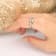 Gin & Grace 18K White Gold Real Diamond Ring (I1)