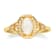 Gin & Grace 10K Yellow Gold Natural Australian Opal With Real
Diamond (I1) Statement Ring