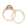 Gin & Grace 14K Rose Gold Morganite with Diamond (I1) Ring
