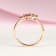 Gin & Grace 14K Rose Gold Real Diamond Ring (I1) with Genuine
Morganite & Pink Tourmaline