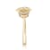 Gin & Grace 14K Yellow Gold Round-cut Real Diamond (I1) Ring