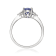 Gin & Grace 14K White Gold Tanzanite and Diamond Ring