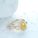 Gin & Grace 14K Yellow Gold Natural Brown and White Diamonds Ring