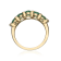 Gin and Grace 14K Yellow Gold Natural Zambian Emerald Ring with Natural Diamonds
