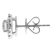 Gin & Grace 14K White Gold Natural Diamond Earring