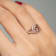 Gin & Grace 14K Rose Gold Morganite with Diamond (I1) Ring
