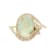 Gin & Grace 14K Yellow Gold Natural Ethiopian Opal & Real
Diamond (I1) Ring