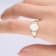 Gin & Grace 10K Yellow Gold Natural Australian Opal & Real
Diamond (I1) Statement Ring