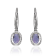 Gin & Grace 14K White Gold Natural Diamond I1 Dangle Earring Genuine
Blue Tanzanite