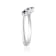 Gin & Grace 10K White Gold Real Diamond Ring (I1) with Natural Blue Sapphire