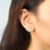Gin & Grace 14K White Gold Aquamarine Stud Earring
