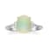 Gin & Grace 10K White Gold Real Diamond Ring (I1) with Natural
Ethiopian Opal