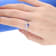 Gin & Grace 14K White Gold Real Diamond Ring (I1) with Natural Pink
Sapphire & Sapphir
