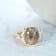 Gin & Grace 18K Yellow Gold Natural Brown and White Diamonds Ring