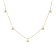 Gin & Grace 14K Yellow Gold Natural White Diamond Necklace