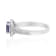 Gin & Grace 14K White Gold Tanzanite and Diamond Ring