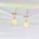 Gin & Grace 14K Yellow Gold Opal and Diamond Drop Earring