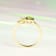 Gin & Grace 14k Yellow Gold Genuine Peridot Diamond (I1) Statement Ring