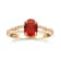 Gin & Grace 14K Yellow Gold White Natural Diamond & Fire Opal
Diamond (I1) Ring