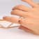 Gin & Grace 14K Rose Gold Real Diamond Ring (I1) with Natural Multi Sapphire
