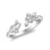 Gin & Grace 14K White Gold Real Diamond Ring (I1)