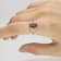 Gin & Grace 10k Yellow Gold Oval-cut Ruby and Real Diamond (I1) Ring