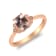 Gin & Grace 10K Rose Gold Morganite Ring with Diamonds