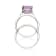 Gin & Grace 14K White Gold Natural Light Pink Amethyst Diamond (I1) Ring