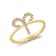 Gin & Grace 10K Yellow Gold Real Diamond Ring (I1)