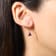Gin & Grace 14K Yellow Gold Real Diamond LeverBack Earring with Amethyst