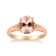 Gin & Grace 10K Rose Gold Morganite and Diamond Ring