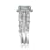 Gin & Grace 14K White Gold Aquamarine Ring with Diamond