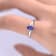 Gin & Grace 10K White Gold Tanzanite with Diamond  Ring