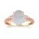 Gin & Grace 14K Rose Gold Natural Opal & Real Diamond (I1)
Statement Ring