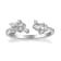 Gin & Grace 14K White Gold Real Diamond Ring (I1)