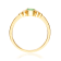 Gin & Grace 10K Yellow Gold Natural Zambian Emerald Ring with Real Diamonds