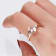 Gin & Grace 10K Rose Gold Real Diamond Ring (I1) with Genuine Morganite