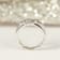 Gin & Grace 18K White Gold Real Diamond Ring (I1)