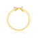 Gin & Grace 10K Yellow Gold Real Diamond Ring (I1)