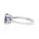 Gin & Grace 14K White Gold Blue Tanzanite Diamond Ring