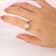 Gin & Grace 14K Yellow Gold Natural Australian Opal, Blue Sapphire
with Real Diamond Ring