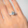 Gin & Grace 14K White Gold Blue Aquamarine with Diamond (I1) Ring