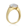 Gin & Grace 10K Yellow Gold Natural Australian Opal & Real
Diamond (I1) Statement Ring