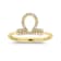Gin & Grace 10K Yellow Gold Real Diamond Ring (I1)