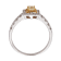 Gin & Grace 18K Triple Tone Gold Real Diamond Ring (I1) with Natural
Yellow Diamond